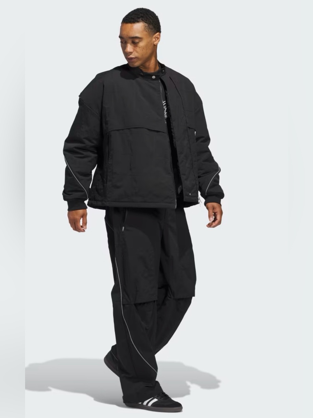 Adidas OG LA Motor Ave Racer Jacket Black Reflective unisex Size XL JX6152 $330
